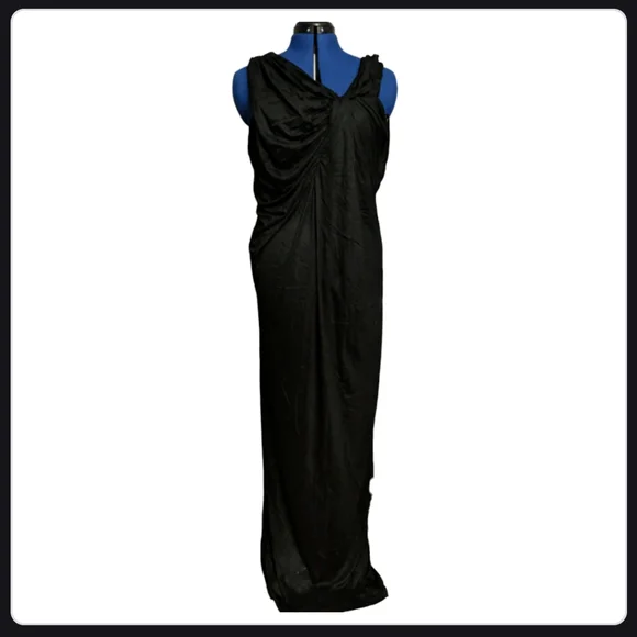 H&M viscose drape maxi dress - Picture 4 of 7